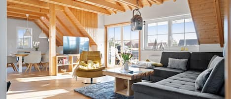 Télévision, cheminée