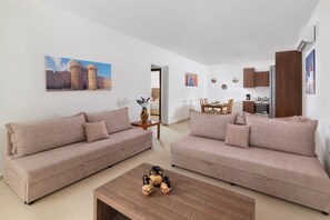 Living area - Kolymbia Dreams Luxury Apartment 104 With Terrace Private Pool (Rhodes)