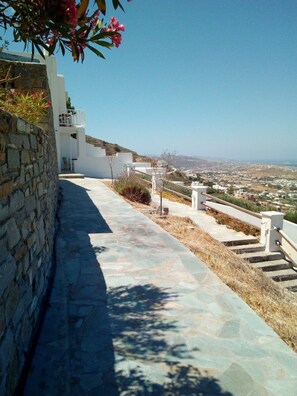 House, 2 Bedrooms, Smoking, Balcony | Exterior - Semi-detached House on the Heights of Parikia - Exceptional View of the Cyclades (Paros)