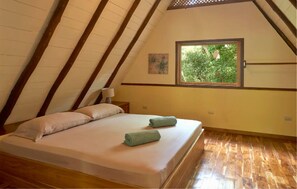 Hytte - 2 soveværelser - ryger - balkon | 2 soveværelser