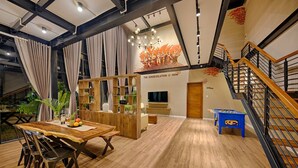Villa, 4 Bedrooms, Balcony | Dining - Modern 4-bdr Villa Foosball Dart Cafe Walk to My Khe Beach (Da Nang)