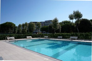 Apartment, 1 Bedroom | Pool - Beautiful Beachfront Apartment With Terrace Sea View and Swimming Pool (Caorle)