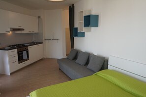 Apartment, Mehrere Schlafzimmer, Balkon, Meerblick | 1 Schlafzimmer