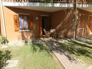 Appartamento, 2 camere da letto, balcone, vista giardino | Parco della struttura