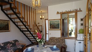 Apartment, 2 Bedrooms, Terrace, Garden View | Living area - Spectacular Villa on two Floors With Garden and Pool by Beahost Rentals (Lignano Sabbiadoro)