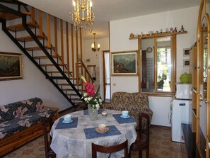 Apartment, 2 Bedrooms, Terrace, Garden View | Living area - Spectacular Villa on two Floors With Garden and Pool by Beahost Rentals (Lignano Sabbiadoro)