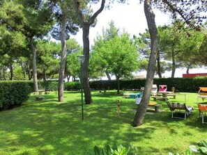 Appartamento, 2 camere da letto, balcone, vista giardino | Parco della struttura