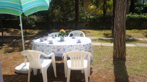 Apartment, 2 Schlafzimmer, Gartenblick | Garten