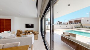 Smart TV - Periyiali Resort -  Villa Terpsichori - 18 at Konnos Bay , Cape Greco (Paralimni-Protaras)