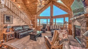 House, 3 Bedrooms | Living room - Valhalla View by Escape to Blue Ridge (Blue Ridge)