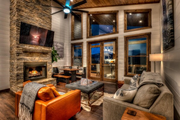 House, 3 Bedrooms | Living room - Sunrise Haven by Escape to Blue Ridge (Mineral Bluff)