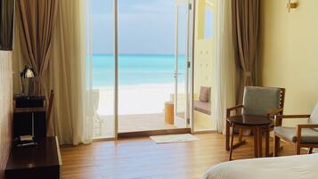Superior Beach Bungalow | 1 bedroom, minibar, in-room safe, desk