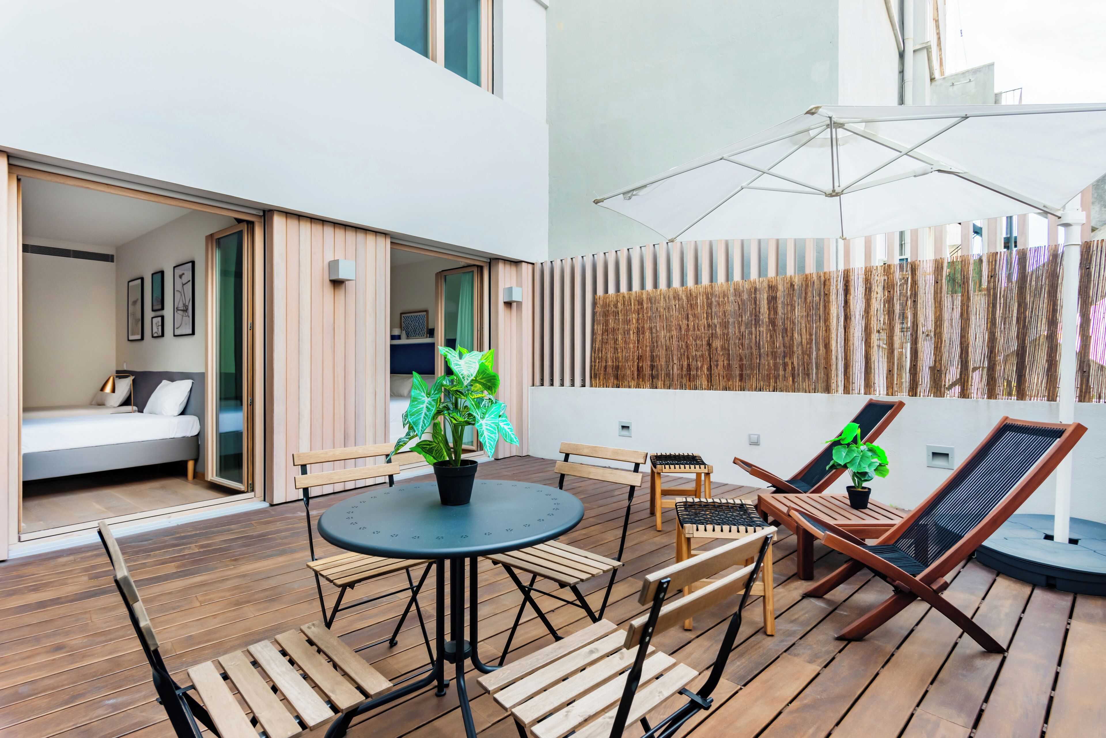 Appartement, 2 slaapkamers, terras | Terras