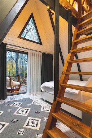 Comfort-alpehytte | Premium-sengetøj, Select Comfort-senge, gratis minibar