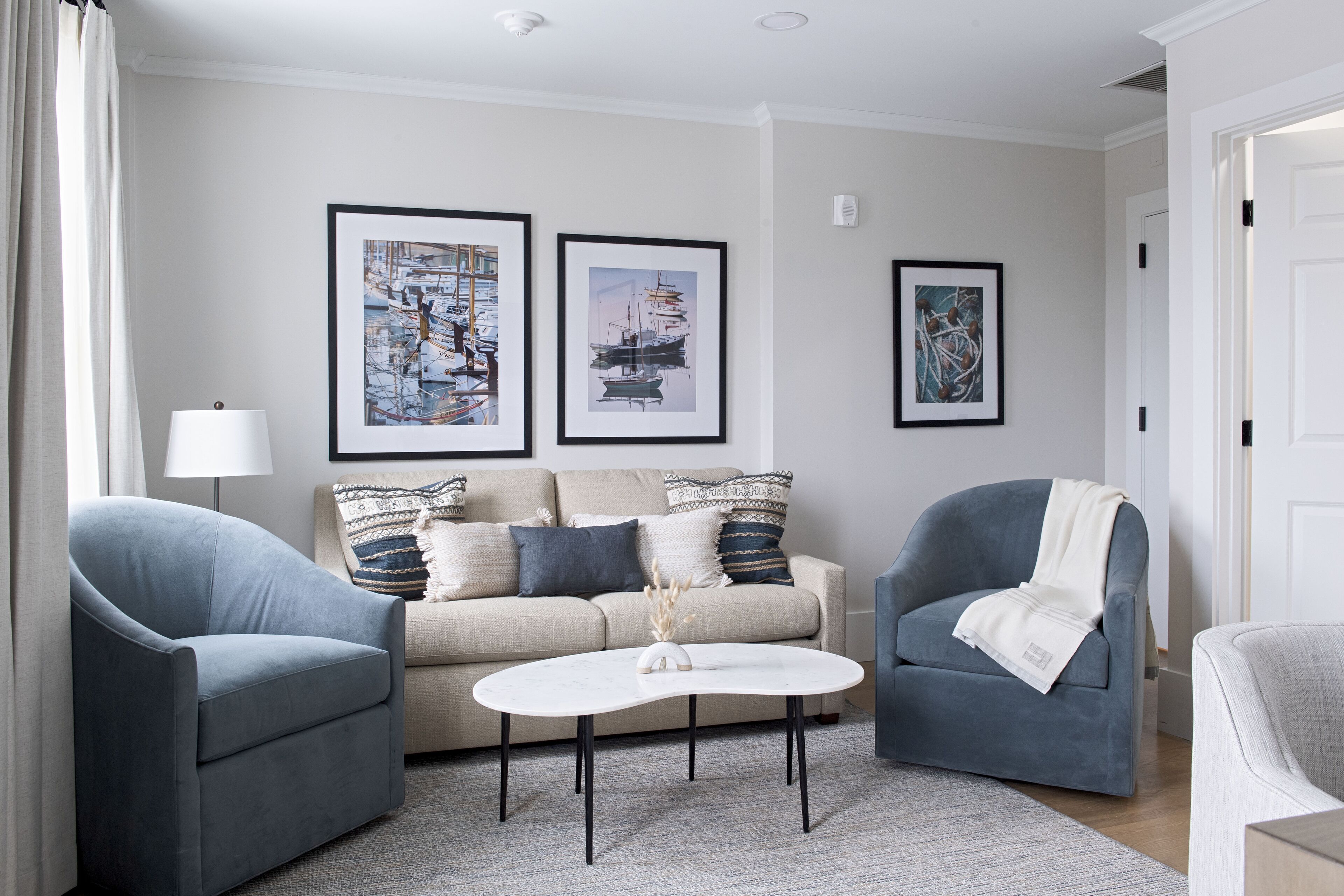 premier suite, 1 king bed with sofa bed | living area | flat-screen tv, streaming services