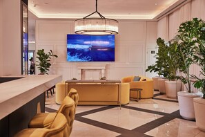 Sala de estar en el lobby