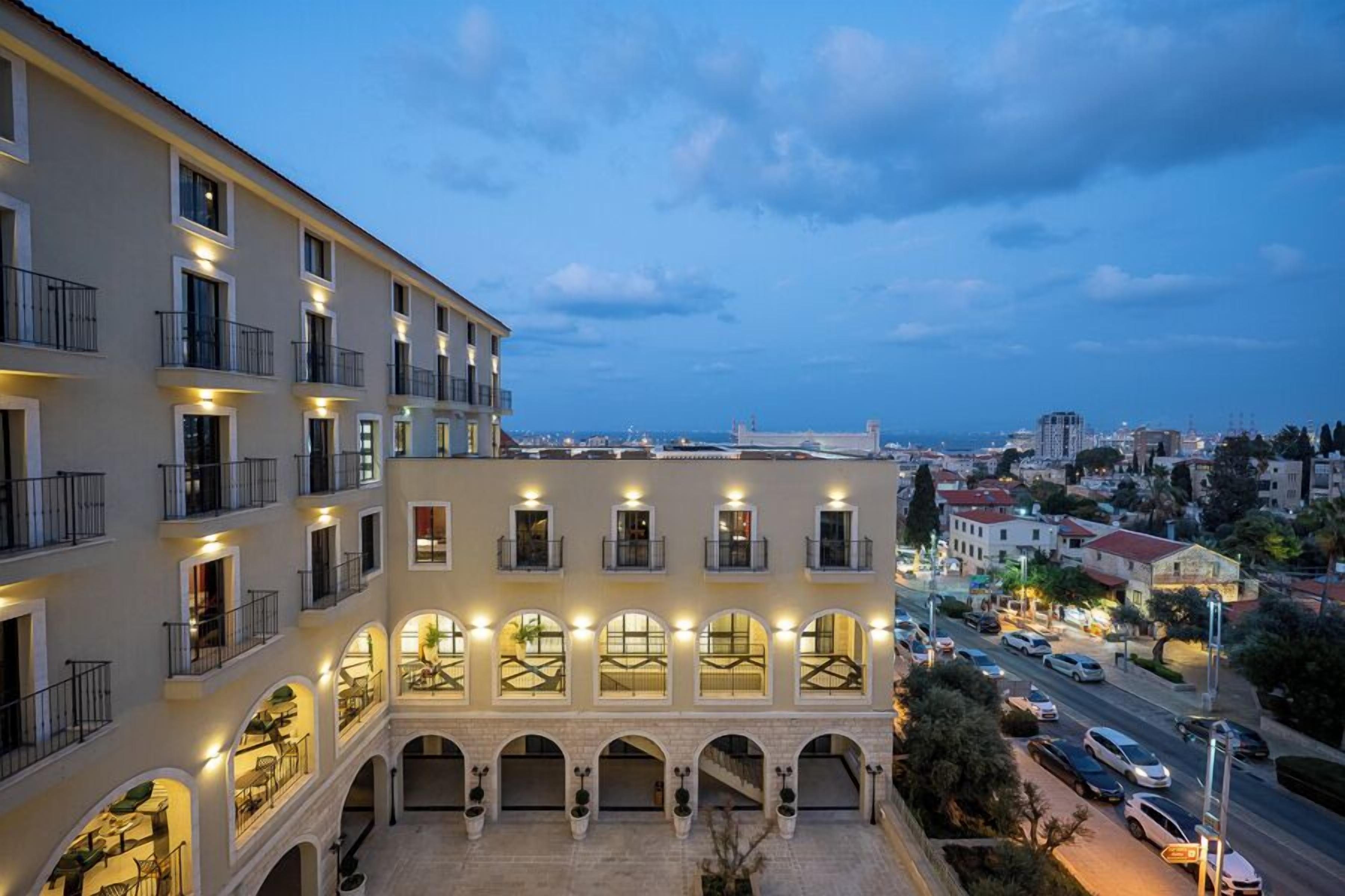 Front of property – evening/night
