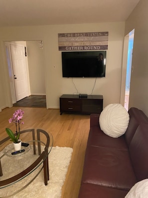 TV connectée, cheminée