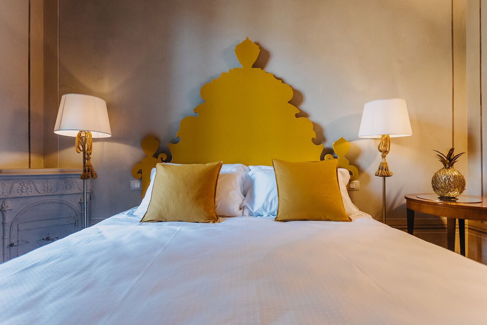 Frette Italian sheets, premium bedding, down duvets, memory-foam beds