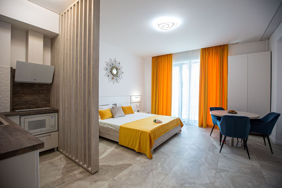 Deluxe-Zimmer | 1 Schlafzimmer, Verdunkelungsvorhänge, Bügeleisen/Bügelbrett