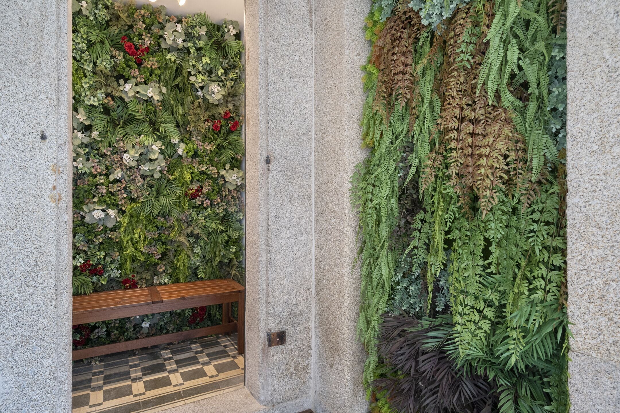 Detalhe da fachada