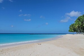 On the beach