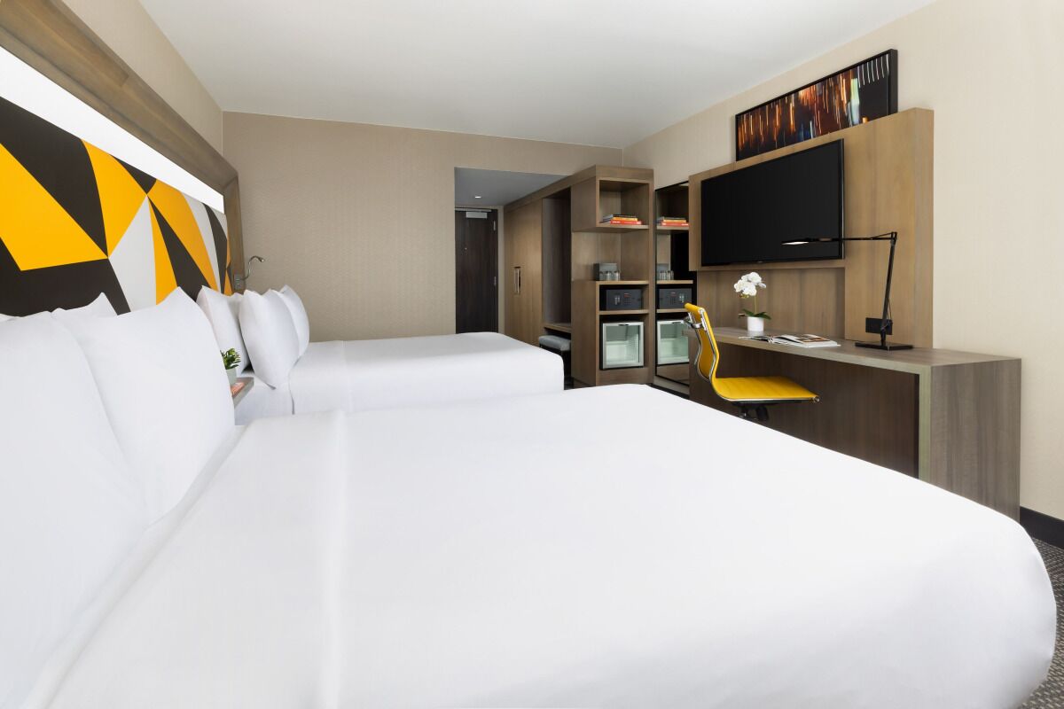 Delight In The Culture Of NYC! 2 Comfortable Units, Onsite Restaurant and Bar!