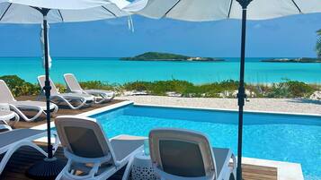 室外游泳池,无边泳池