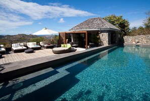 Una piscina riscaldata