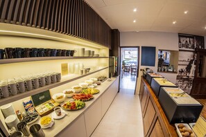Gratis frukostbuffé varje dag 