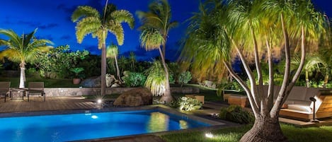 Una piscina riscaldata