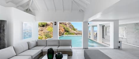 Una piscina riscaldata