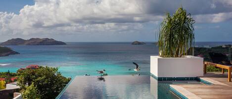 Una piscina riscaldata