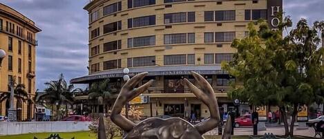 Fachada da propriedade