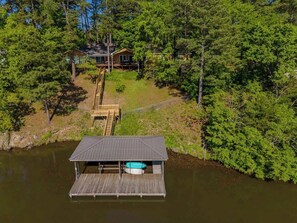Exterior - Lakefront House with Hot Tub, Dock, Game Room (Hot Springs)