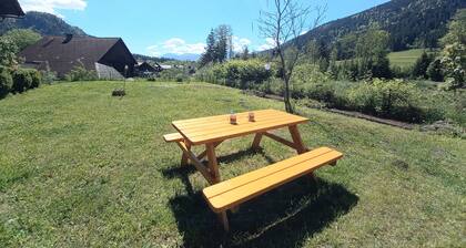 Near mountains and lakes