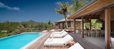 Una piscina riscaldata