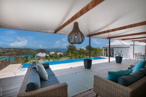 Terrace/patio - Cairn (3/4 Rooms) Luxury villa (Petit Cul de Sac)