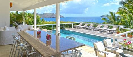 Una piscina riscaldata