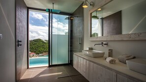 Dusche, Handtücher