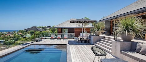 Una piscina climatizada
