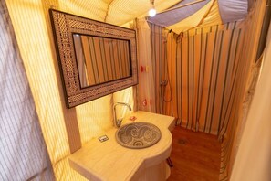 Combined shower/bathtub, jetted bath