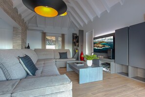 TV, lettore DVD, impianto stereo