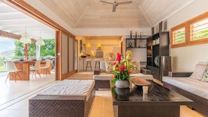 TV, lettore DVD, impianto stereo