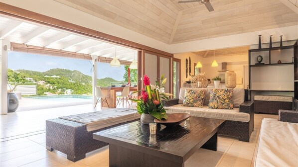 Télévision, lecteur de DVD, chaîne hi-fi