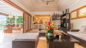 Télévision, lecteur de DVD, chaîne hi-fi