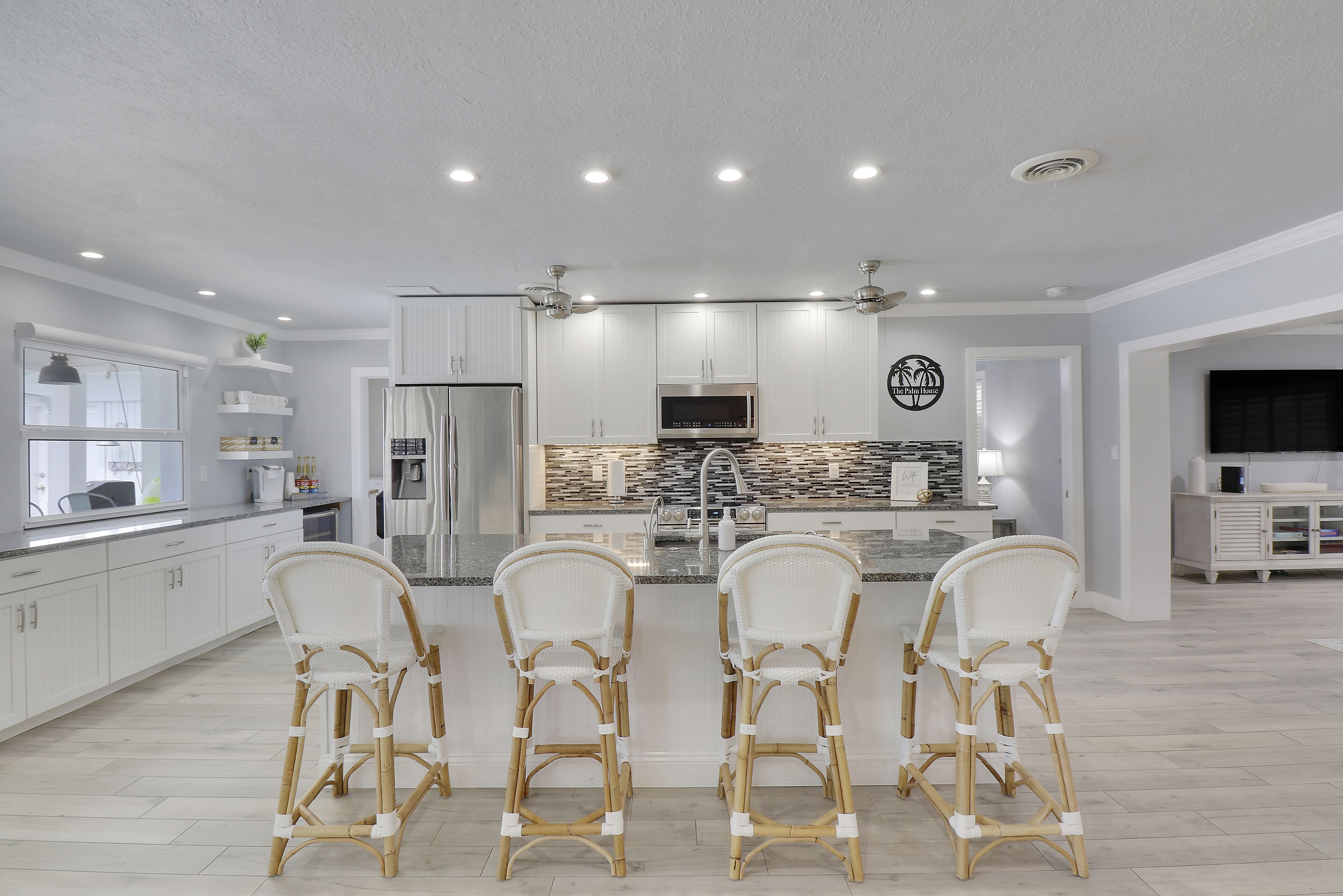 Coastal home with private pool & blocks to beach