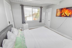 1 makuuhuone, silitysrauta/-lauta, vauvan matkasänky, Wi-Fi