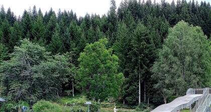 Close to mountains and lakes