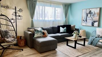 TV connectée, cheminée